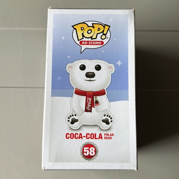 Funko Pop! Ad Icon Coco Cola: #58 Coca - Cola Polar Bear - Picture 4 of 4